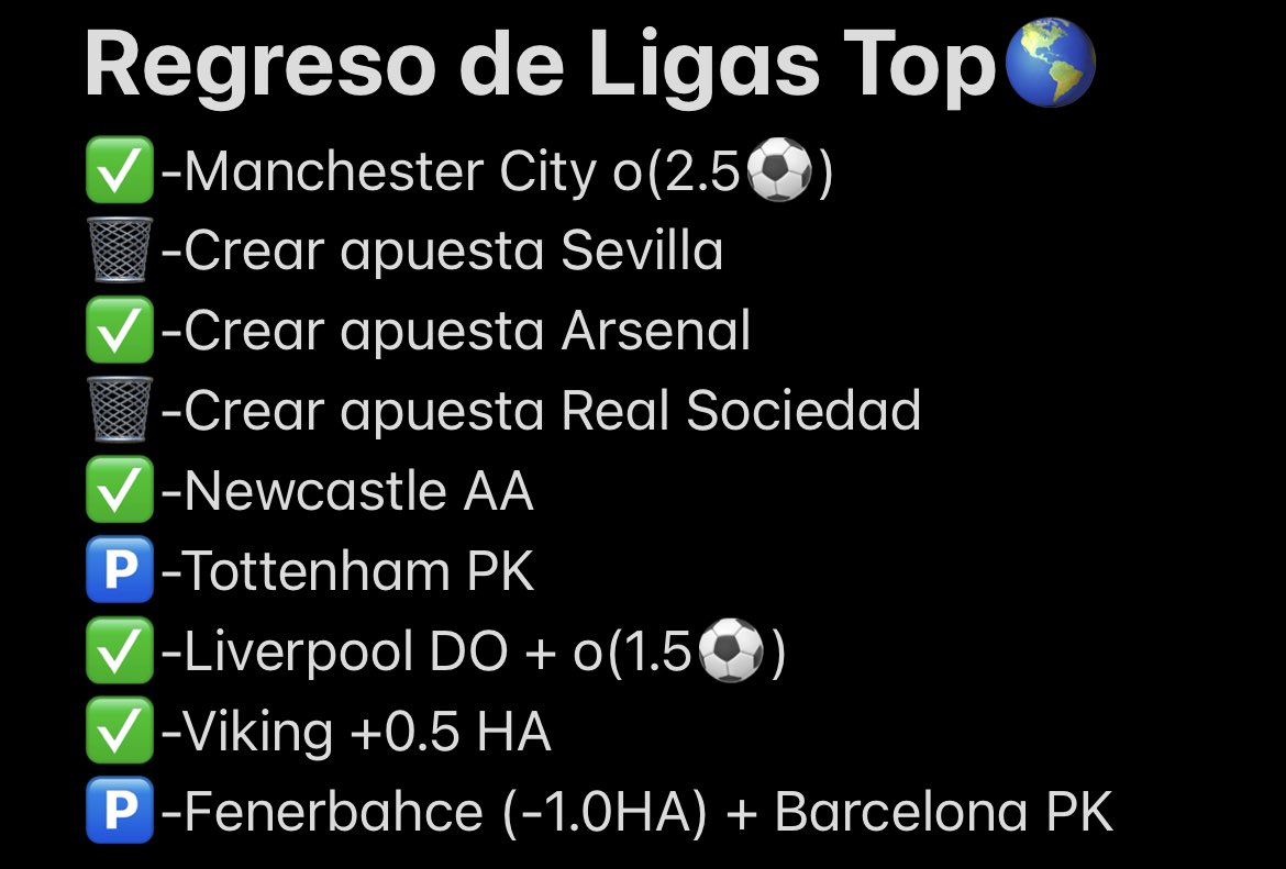 AndresValHer's tweet photo. Volvió el futbol europeo!!!😍
Primer fin de semana de actividad en el viejo continente donde fuimos con cautela y cuidando el dinero de los clientes.
🏆Premier League 4-0-1
ON FIRE!!🔥
#Capineta https://t.co/uwgF8vJ9DB