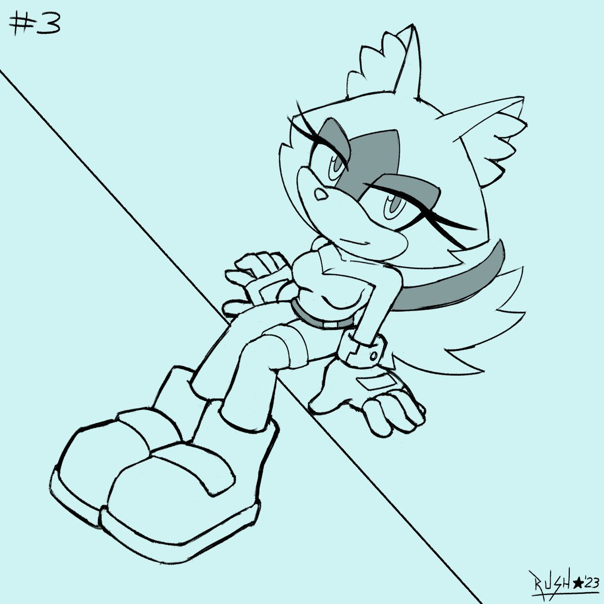 rush_star_'s tweet photo. ⭐Solo un pequeño bocetito regalo para @flaky01art porque yo TENÍA que dibujar a Maya The Husky, no había de otra, es adorable 😩💕⭐
#SonicTheHedgehog #sonicoc #Rushstar #flaky01 https://t.co/au1uaXeh3H
