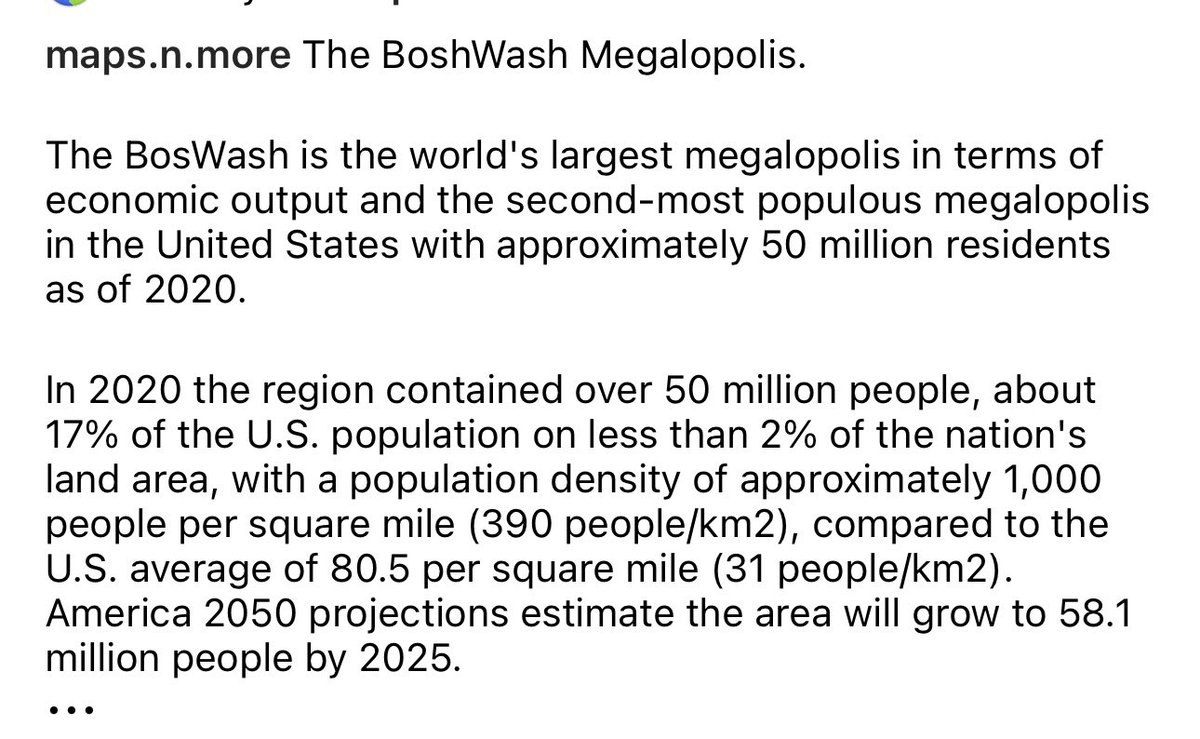 jaapmodder's tweet photo. The BosWash Megapolis is al in de sixties “ontdekt”. Is er ook een Europese megapolis ? Zeker, die heet #Eurodelta en is al veel te lang veelbelovend. Net als in de US bestaat de Eurodelta wel maar het potentieel ervan wordt nog steeds niet benut. Via @instagram @Deltametropool https://t.co/TlgdGyHGDC