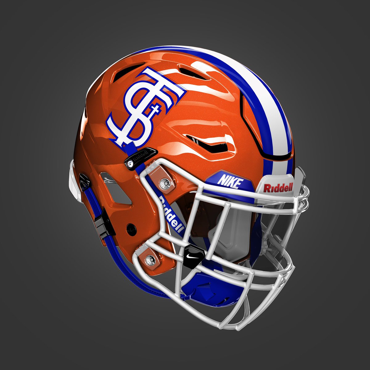 IL_FB_Project's tweet photo. St. Teresa takes the field wearing their bold orange shell with the interlocking St. T. The Royal and white stripe adds to a solid look for the Bulldogs.
The 2A reigning champs begin their run to repeat at Linton-Stockton.
#ILFBProject #ILHSFootball https://t.co/7NdMVp2ZTO