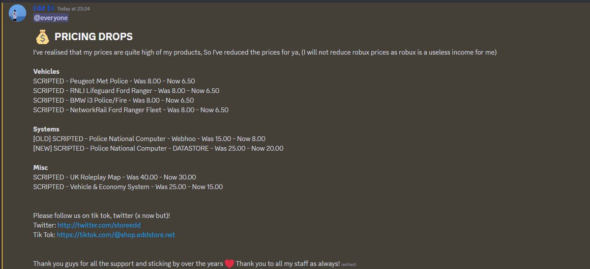 StoreEdd's tweet image. 💰| We have just dropped our prices on some of our products  👀