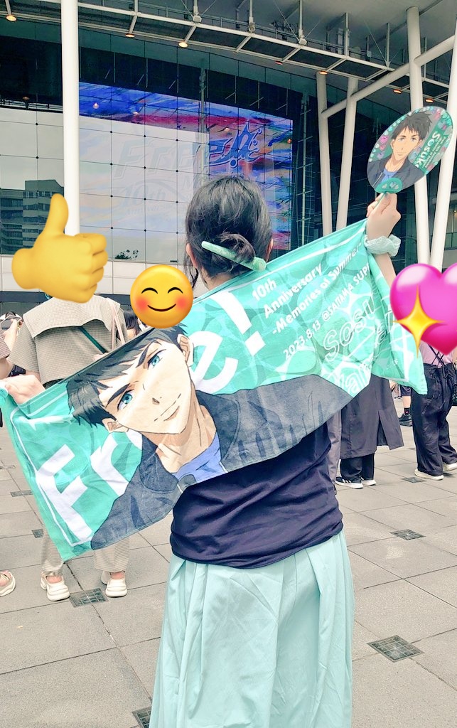 0210_1118's tweet photo. #Free_10周年 
Free! 10th Anniversary －Memories of Summer－本祭昼・夜参戦してきました🏊
10年間を語り尽くすトーク&amp;STYLE FIVE SPECIAL LIVEと最高のイベントで、Free!を好きで本当に良かったなと思えたけど、「これで最後」と信長君含めて明言されたのがツラい😢
でもこれからも応援するから📣 https://t.co/tel8MCeXPc