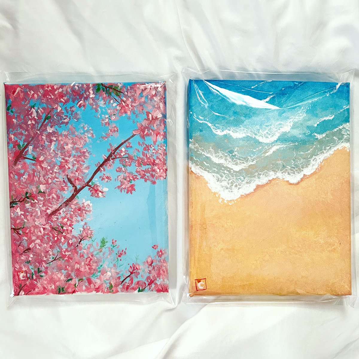 crownedmoon's tweet photo. These original paintings are up for sale on my Et/sy sh0p! 

#ArtistOnTwitter https://t.co/LatdmZXr1N