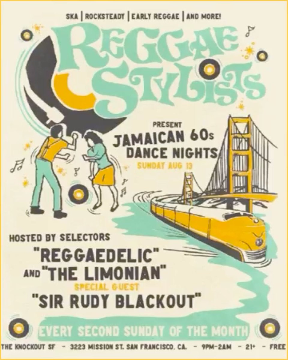 knockoutsf's tweet image. ROCK N' ROLL HAPPY HOUR SHOW TODAY AND REGGAE SUNDAY DANCE PARTY TONIGHT AT THE KNOCKOUT • GRAB YER MONEY BELT, YOUR CREDIT CARDS AND YOUR SHINY DANCING SHOES AND MAYBE A LIGHT COAT AND LET THE GOOD TIMES ROLL! instagram.com/theknockoutsf/