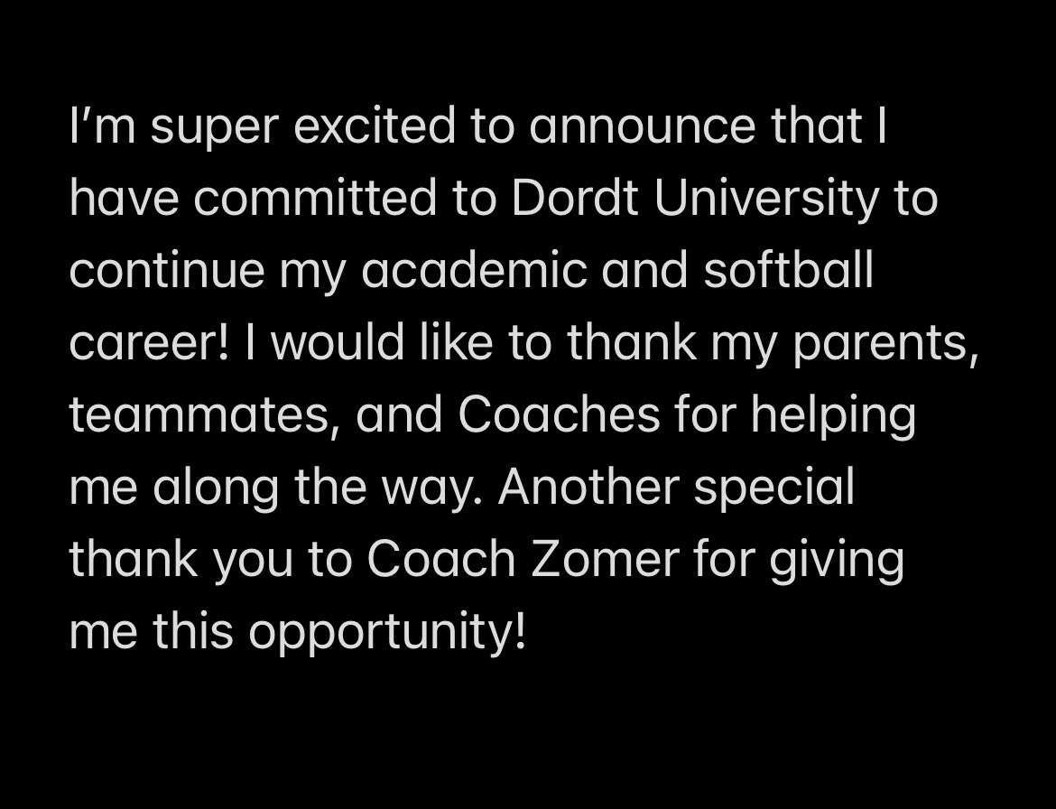 I can’t wait to be a Defender l!! 💛🖤<a href="/dordtsoftball/">Dordt Softball</a>