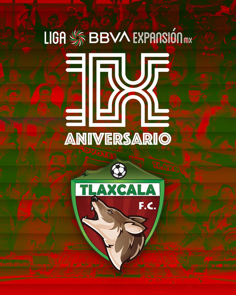 ¡9 años de historia! 🐺

Hoy, los <a href="/Coyotes_Oficial/">Tlaxcala F.C.</a> celebran un año más desde su fundación 🤩

A la institución y a la afición tlaxcalteca ¡Muchas felicidades! 🎉

#LigaBBVAExpansiónMX