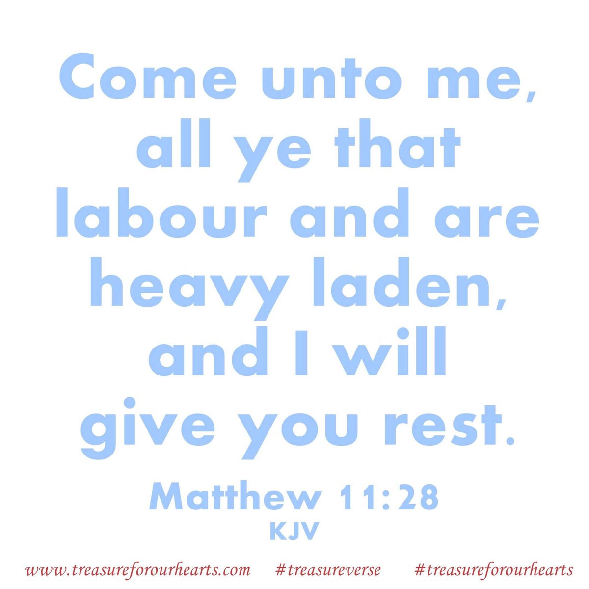 treasure4hearts's tweet image. There is nowhere else to go . . 
Come unto me, all ye that labour and are heavy laden, and I will give you rest. Matthew 11:28 (KJV) 
#treasureverse #Matthew1128 #GodsWord #bibleverse #Godspromises #Iwillgiveyourest 
Lin