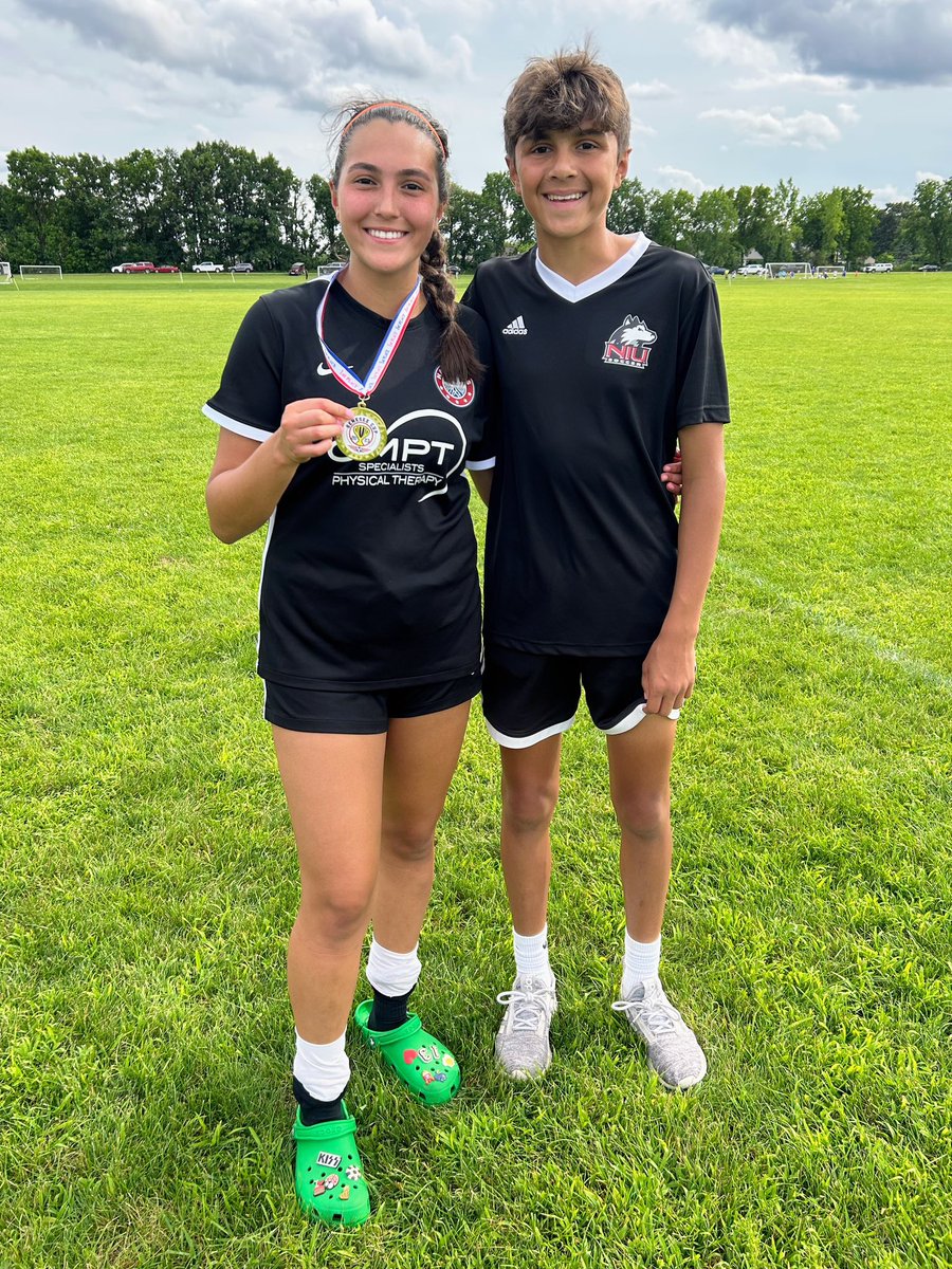 Congratulations to @GiannaGCollier and her Genesee County Nationals soccer team on their brilliant effort to go 4-0 this weekend and win the Genesee Cup tournament! Go Gianna, Go!! ⚽️ @SoccerNationals