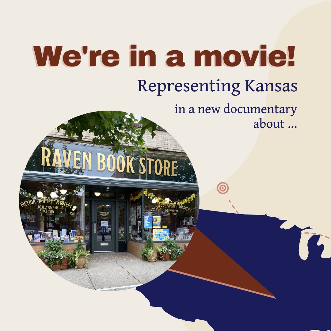 Excited to be part of <a href="/BooksXAmerica/">Books Across America</a>, a new film about a writer who travels to 50 states, reads 50 books, &amp; interviews 50 authors—in 50 days! 🤯 We loved being their featured Kansas bookstore 📚 for their interview w/ Laura Moriarty about THE CHAPERONE (<a href="/penguinrandom/">Penguin Random House 🐧🏠📚</a>) 🤗