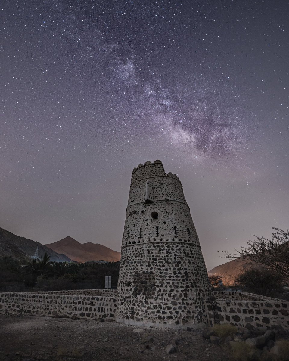 Found this fortress 2 hours away from Dubai and spend the night shooting the starts from different angles around it with 2 cameras. It’s quiet a bit of light pollution around it and couldn’t get a very clear milkyway shot …