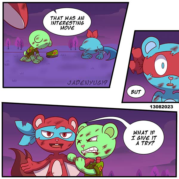 Happy Tree Friends Anime Splendid X Flippy Together Flippy And