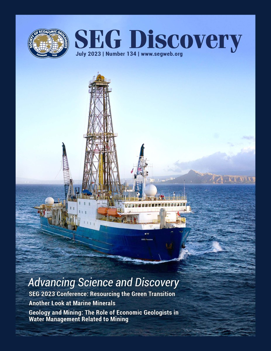 Read about SEG news, education and training offerings, industry articles, and more in the July issue of SEG Discovery. segweb.org/discovery #SEGDiscovery