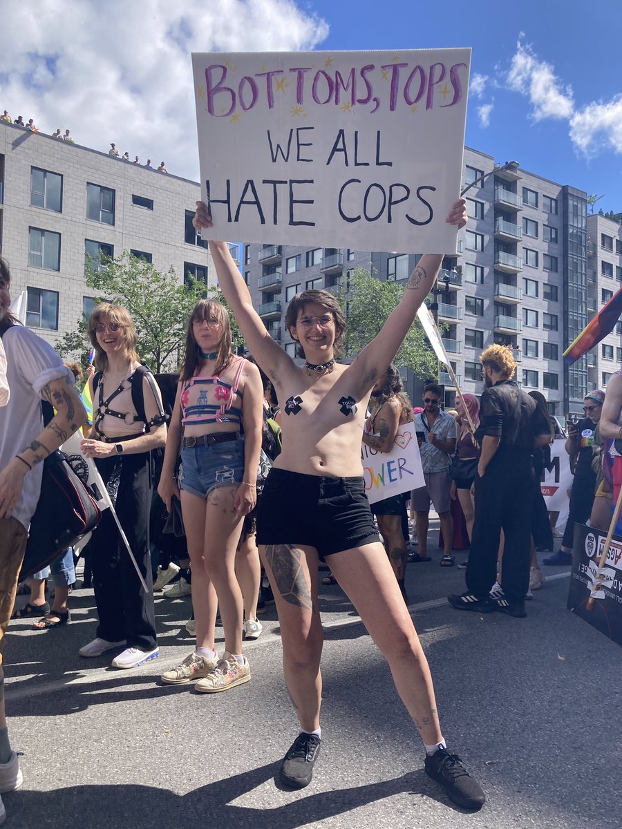 Bonjour from Montréal pride.