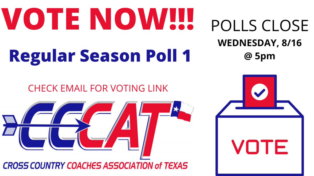 🗳️ POLLS ARE OPEN🗳️ Regular Season Poll #1 ✅VOTE ✅VOTE ✅VOTE Check your email for the voting link‼️ More Coaches Voting🟰Better Poll