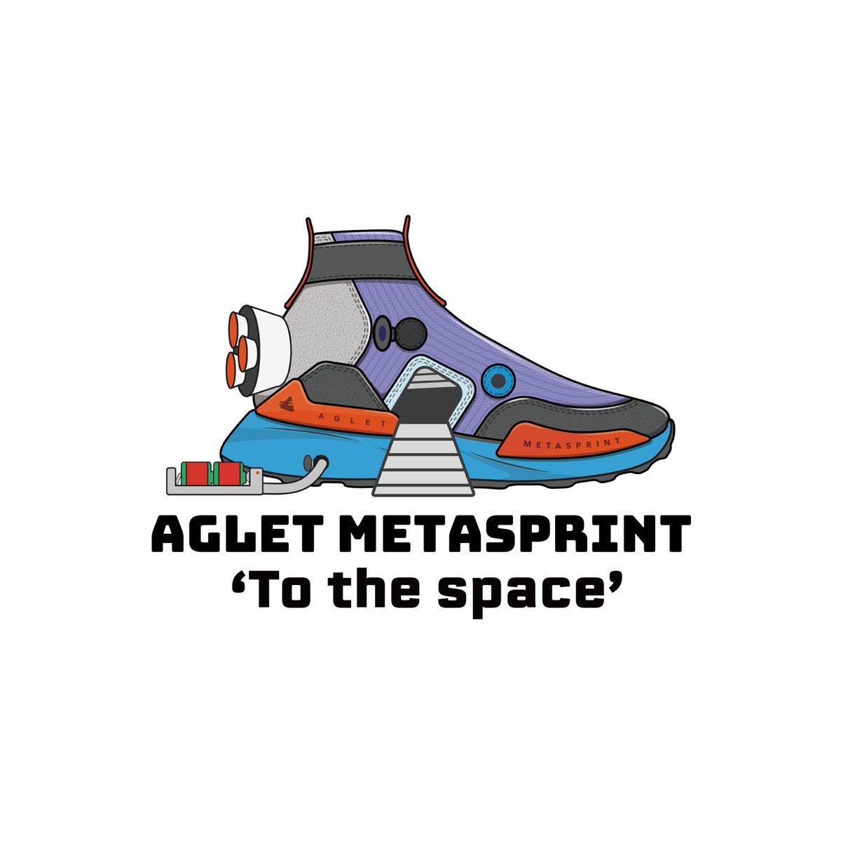 gumieWalker's tweet photo. デザインコンペの自分のデザインを紹介👟
テーマは宇宙船で、足場が伸びている入り口や開閉できる窓などの仕掛けを、METASPRINTのパーツを活かして作りました🚀
さらに、ジェット部分や充電用の電池を付け足して、宇宙船らしいハイテクさを表現しました🪛
#Aglet #AgletDDC #AgletCreator https://t.co/bGXLqdciBs