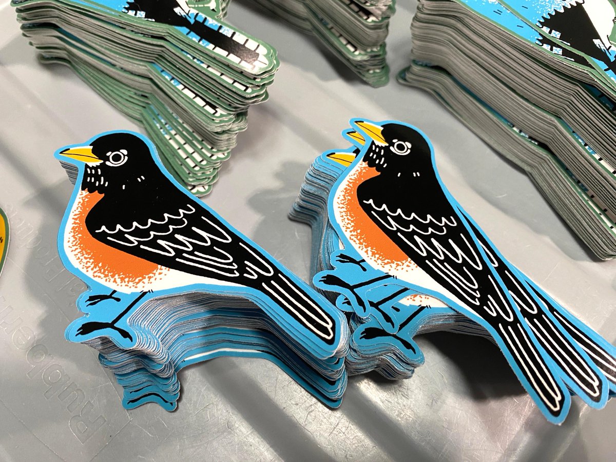 standoutsticker's tweet photo. Whipping up some sticker packs for @birdcollective 
#CustomStickers #VinylStickers #StandOutStickers #MadeInOhio #CustomMagnets https://t.co/9fz7rZpGGr