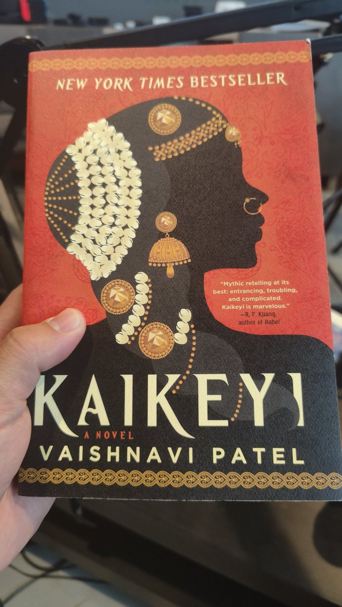 Had such a great time interviewing @VaishnaWrites for a recent episode of @LegendariumPod. Now I've finally got my copy of her book, excited to get to it.