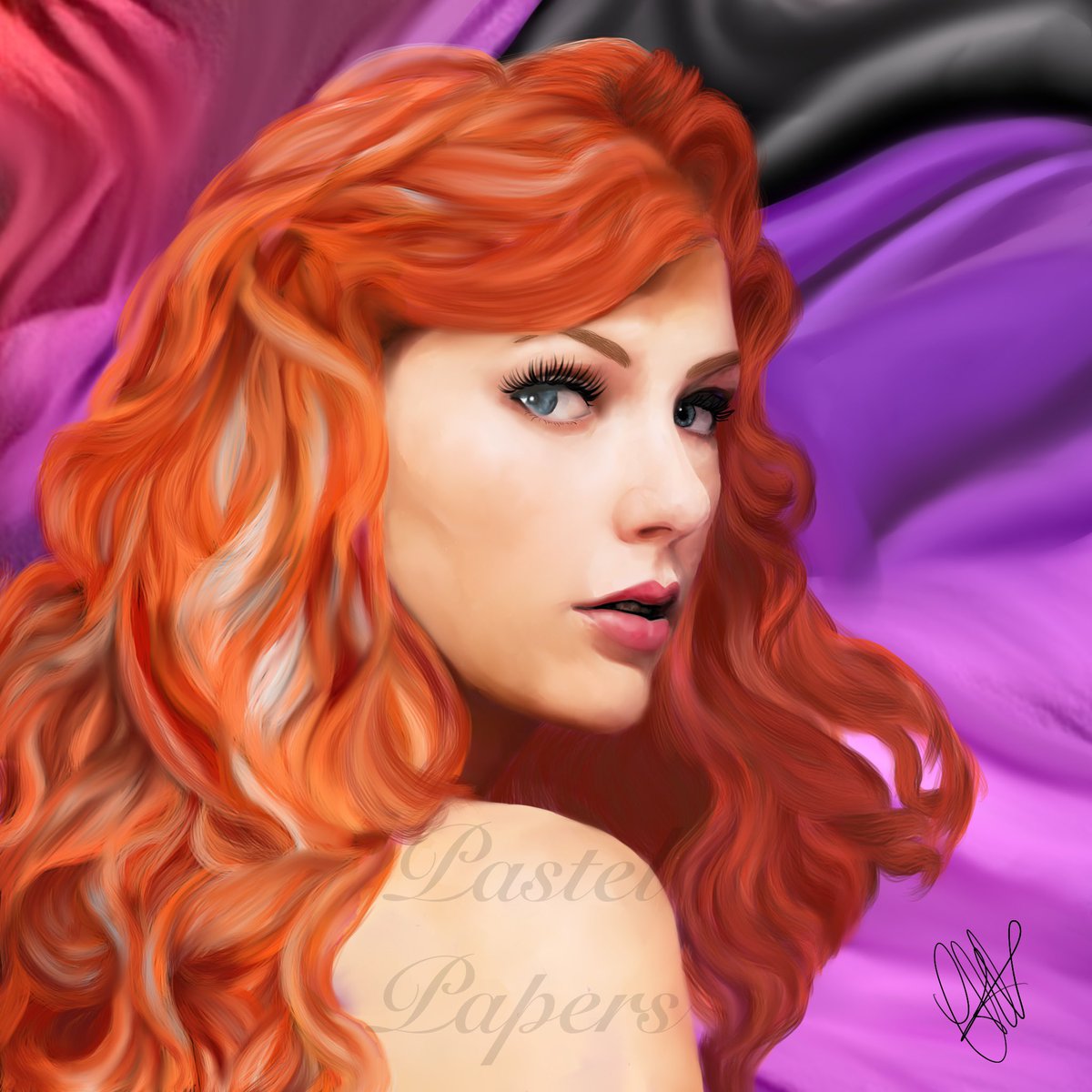 Something a little different #lookwhatyoumademedo #taylorswift #swifties #DigitalArtist #digitalpainting #loveart