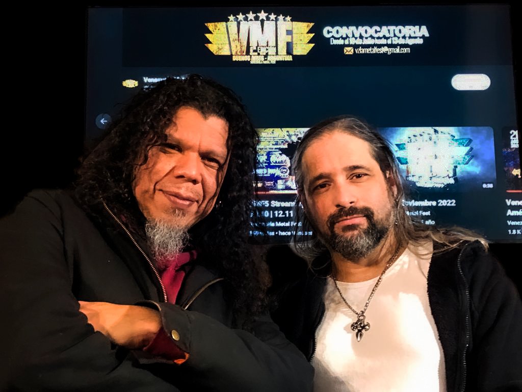 VzlaMetal's tweet image. #vmf6 @joadmanuel y @jmarinovasquez 
En la pre producción del show #livesession se vienen grandes y gratas noticias, nuevas secciones, reviviremos los mejores momentos de las 5 ediciones anteriores, además tendremos invitados de lujo del metal argentino, IG Lives, premios y más