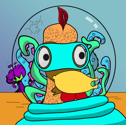 atomic_chickens's tweet photo. Countdown to cluckin' chaos: Atomic Chikenz on sale soon! 2000 survivors of the apocalips struttin' their stuff on the Ethereum chain. https://t.co/bdE10bnG97 #nft #NFTCollection #NFTdrop https://t.co/ULg0QDaQKb