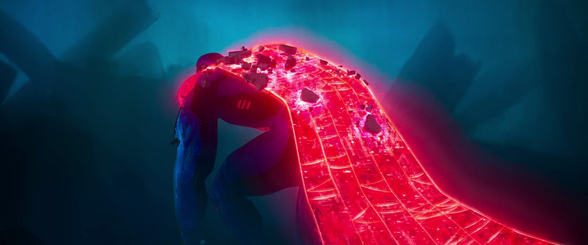 Shots_SpiderMan's tweet photo. Miguel O'Hara as Spider-Man 2099 in Spider-Man: Across the Spider-Verse (2023) https://t.co/y42QAGCImg