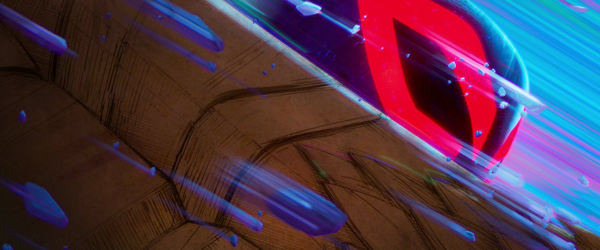 Shots_SpiderMan's tweet photo. Miguel O'Hara as Spider-Man 2099 in Spider-Man: Across the Spider-Verse (2023) https://t.co/y42QAGCImg