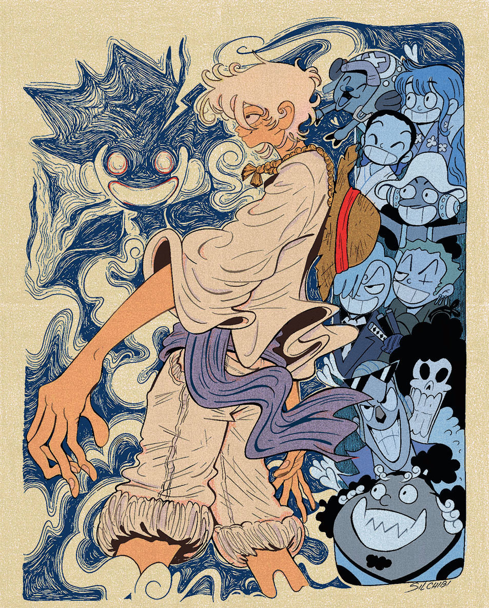 SilSpiegel's tweet image. Mi Luffytoon gear 5 #ONEPIECE1072