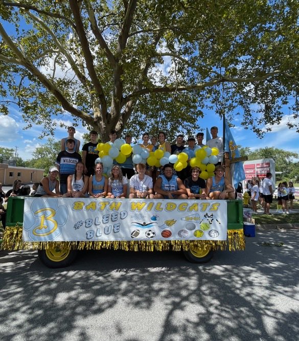 gobathwildcats's tweet photo. Fair Parade Float - Senior reps. #classof2024 https://t.co/9hAAZ7Sogm