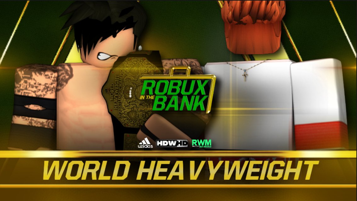 HDW_RBLX's tweet photo. LESS THAN A HOUR AWAY!

@12chopz defends his WORLD HEAVYWEIGHT CHAMPIONSHIP against a furious @saintysolos in a FIRST TO 7 bout!

Who will win? Find out tonight, live on #RobuxInTheBank2 https://t.co/FmKFwZJOJM