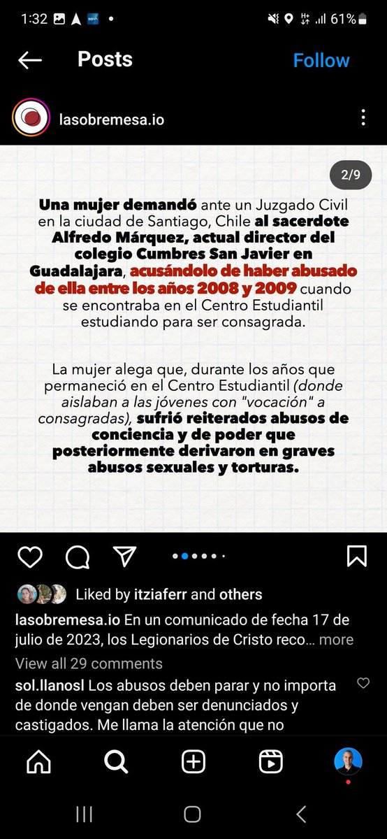 MichBoulierac's tweet photo. Demandan en Chile al actual director del Cumbres San Javier de Guadalajara por abuso sexual y violación.

La nota fue publicada por @lasobremesa.io en Instagram pero fue eliminada un día después.

Aquí los screenshots: https://t.co/RMb1kKOmPV