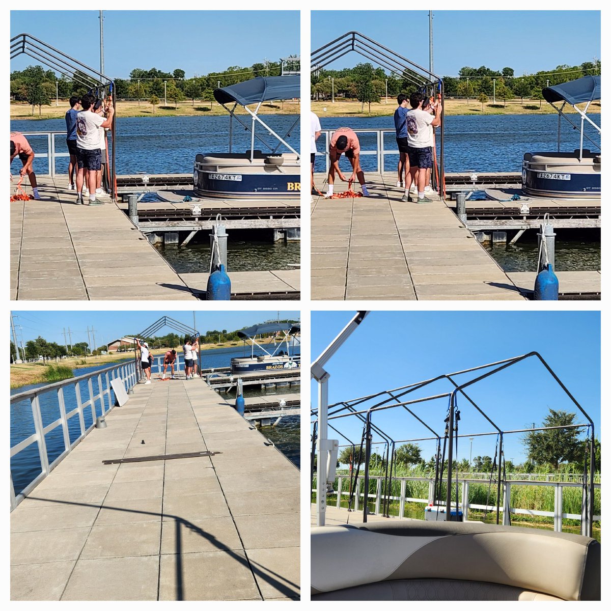 BU_BEARS's tweet photo. Shout out to @SAEBaylor for setting our sailgate canopies. @rufus_gee #PhiAlpha #FiveApples #SicEm🐻 #Sailgating #BaylorMeatMafia @BearFoundation @BaylorAthletics @BUFootball @McLaneStadium #ThisBearCountry https://t.co/L6LQgadeBc