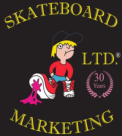 Today Skateboard Marketing Ltd. Turns 32 years old. Founded August 12th, 1991. It Brings a big smile to us that were still here and making it happen.