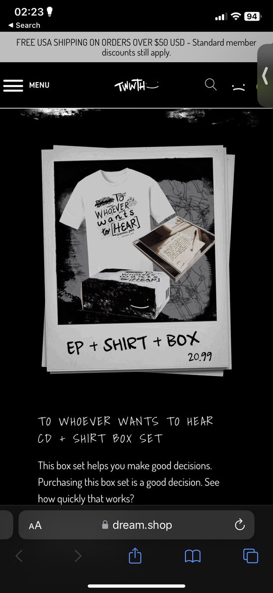 drmity's tweet image. is the box a mystery box or what im confused