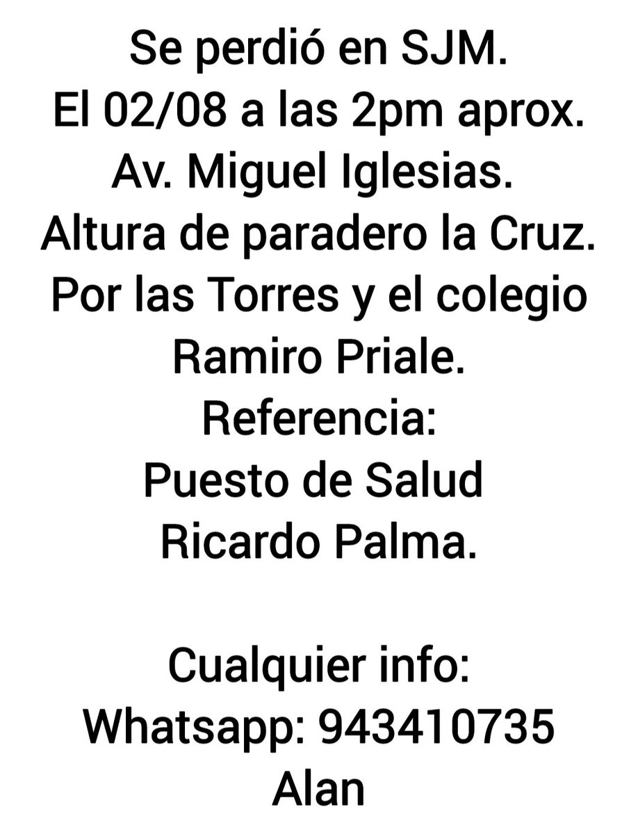 almero1982's tweet image. Este es uno de mis tuits más personales.

Se perdió Toby. 
Mi perrito.
El 02/08 a las 2pm

Lo he buscado de todas las maneras posibles.
Y sigo haciéndolo.

Espero que comida no le falte y que no esté sufriendo maltrato.

Ayúdame a encontrarlo.

Ando dias con el corazón arrugado.