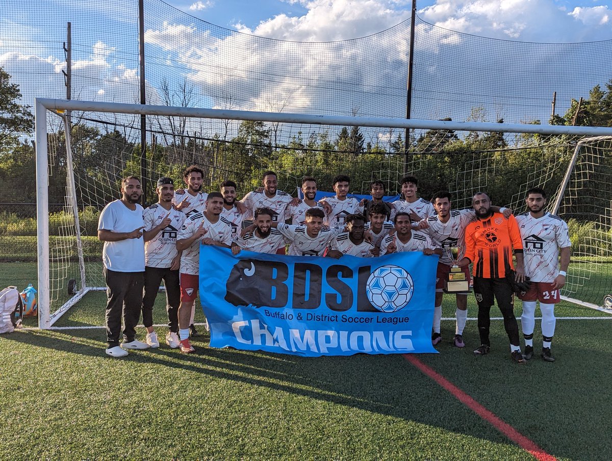 OfficialBDSL's tweet photo. Congratulations to our D1 champions @FcLackawanna on their trophy and promotion. https://t.co/pHLYjHXYrI