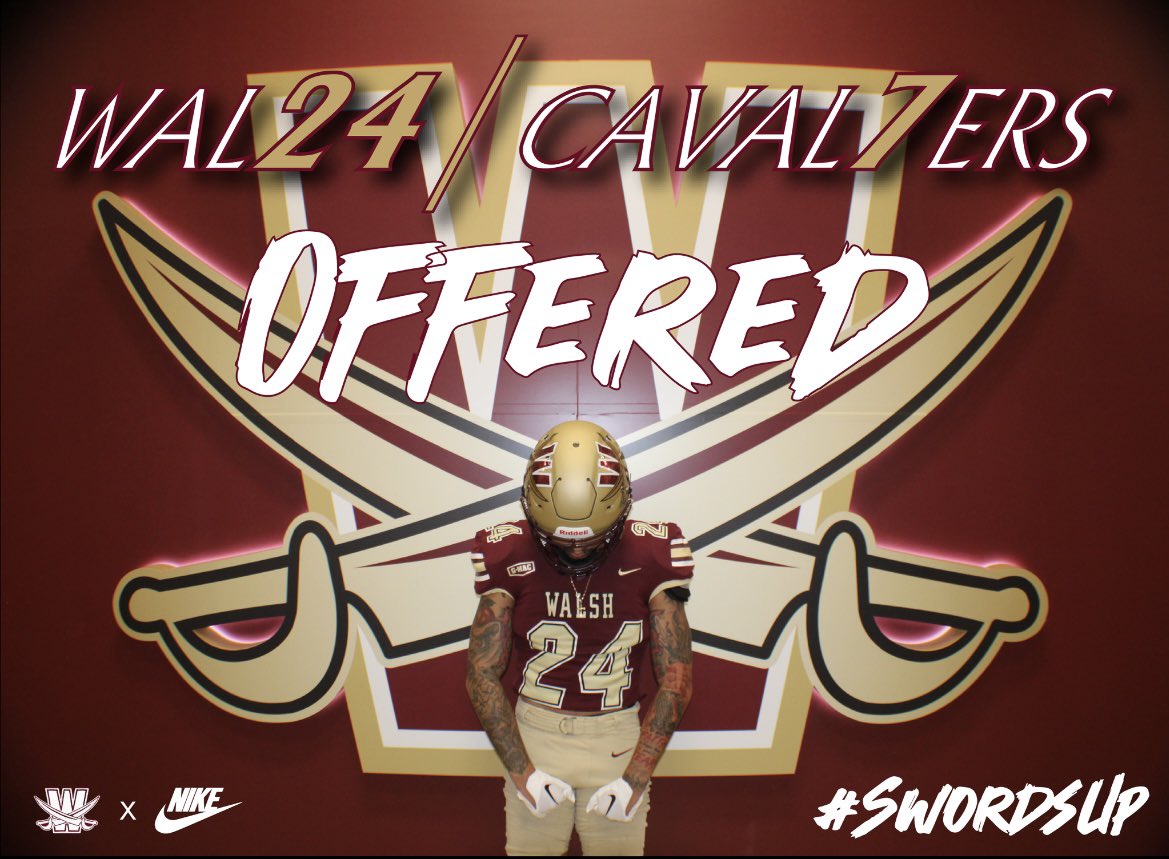 After a great conversation with <a href="/CoachAlvarez35/">Aaron Alvarez</a> I’m blessed to have received a Division 2 offer from Walsh University!
<a href="/PSHScougarFB/">Plainfield South Football</a> <a href="/DeepDishFB/">DEEP DISH FOOTBALL</a>