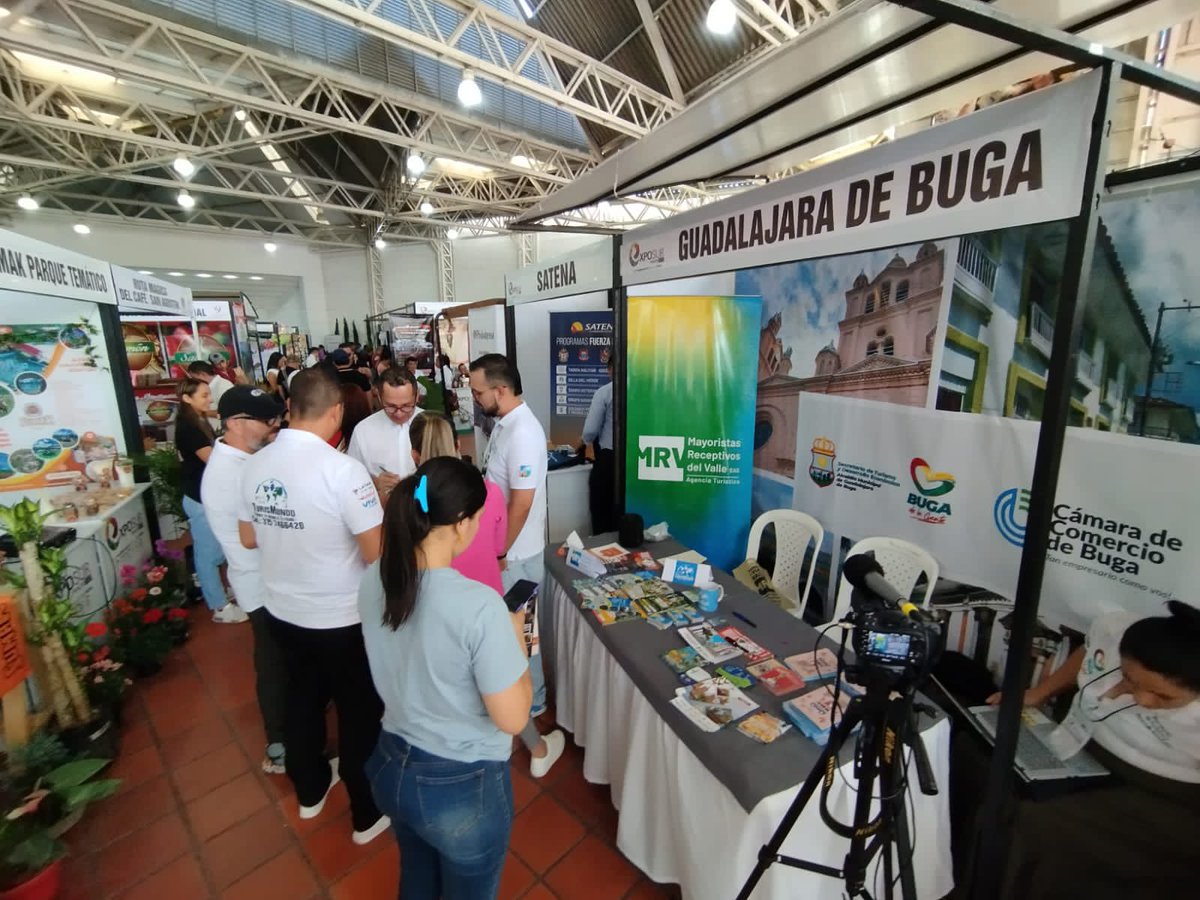 camarabuga's tweet photo. TURISMO | Con un trabajo conjunto entre la Alcaldía de Guadalajara de Buga y la #CCBUGA, las agencias operadoras de turismo de nuestro territorio, han logrado visibilizar a Guadalajara de Buga en #ExpoSur2023.
#tanempresariocomovos #MasCercaDeTi #turismo @AlcaldiaBuga https://t.co/n7jwuNkOko