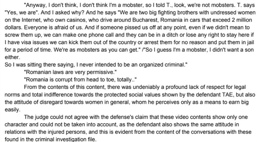 TheMilkBarTV's tweet photo. Andrew Tate has continually said none of this "older footage" is part of the case against him.
Not true.
This clip & others are very much a part of the case against him... https://t.co/NRW0XtPH7N