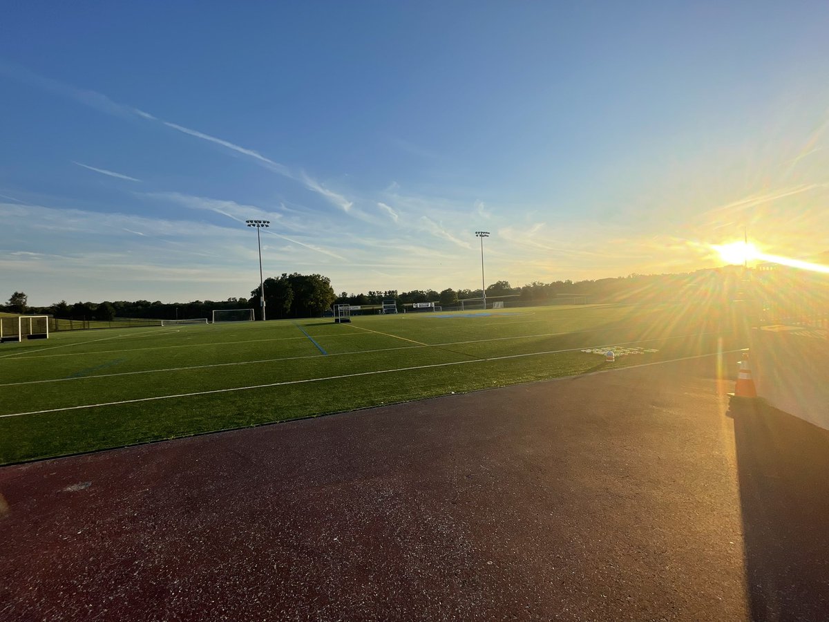 The calm before the storm- tomorrow starts year 3 of my favorite role, Coach Suter 💙💛 Excited to get this party started!! 🎉 😍 🏑 💫