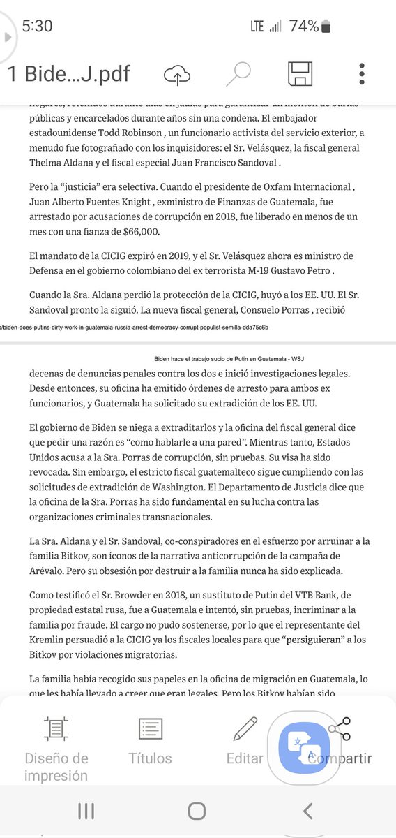 Irina_Bitkova's tweet photo. @WSJ : Biden hace el trabajo sucio de Putin en Guatemala. La compañía de @msemillagt está repleta de figuras políticas que han respaldado el terrorismo de Estado utilizado contra #losBitkov y muchos guatemaltecos inocentes.
Aquí el artículo completo traducido al Español
@MPguatemala @OJGuatemala @CC_Guatemala @TSEGuatemala @DrGiammattei @PGNguatemala @CorteIDH @PDHgt @GuatemalaGob