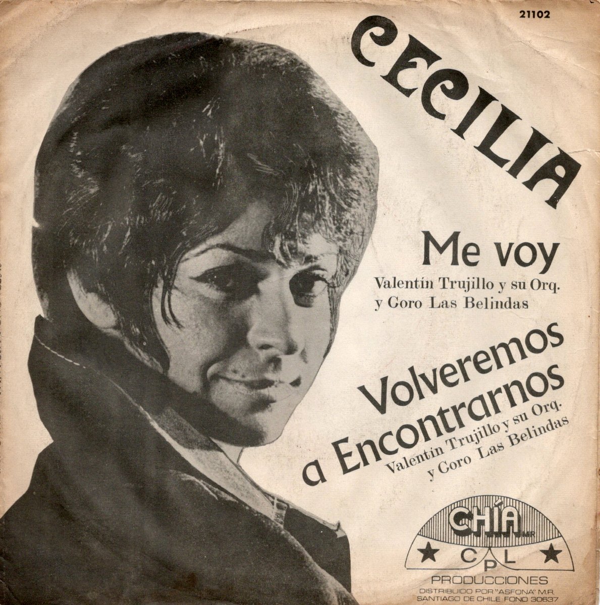 Radioscar's tweet photo. Single de nuestra querida @CeciliaLaincomp, editado en 1973 a través de su propio sello discográfico. 

La bella foto de tapa y los títulos de los temas incluidos se atesoran como un mensaje de despedida y una promesa. Así será. Es un Compromiso. https://t.co/UCcgenSiOf