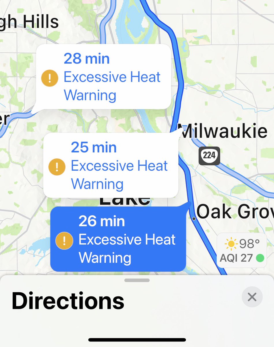 Excessive excessive heat warnings.