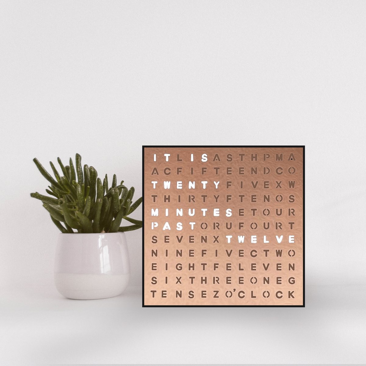 enapy_store's tweet image. LED  Word Desk Clock for Home &amp;amp; Office - LED Text Display - Powered by  AC Adapter - A Unique Gift Item - 20cm X 20cm (7.8" X 7.8" X 2") - Free Shipping in the US .     
etsy.com/listing/146888…
. 
#etsy #homedecor #deskclock #clock #gifts #giftideas