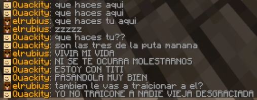 Extraño las conversaciones random de Rubius y Quackity en el chat de Karmaland