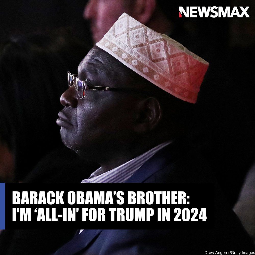 FAMILY FEUD: Former President Barack Obama's older half-brother Malik is once again backing Donald Trump's bid to return to the White House, saying he fully supports the former president's candidacy in 2024. bit.ly/3qsuhOb