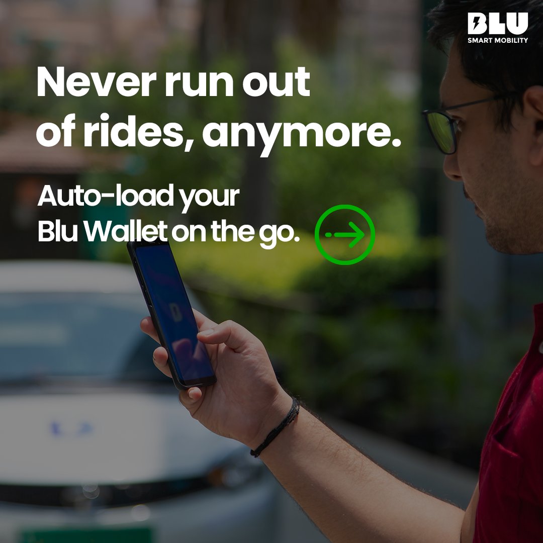 BluSmartIndia's tweet photo. Now, ride on the go with Blu Wallet's Auto Load feature.

Simply, tap the 'Auto load your Blu Wallet' button to activate the ride now, pay later feature. So, the next time you need a BluSmart, it's just a tap away. Try the Blu Wallet Auto load today!

#BluSmart #Autoload https://t.co/Y9ZxtyviTD