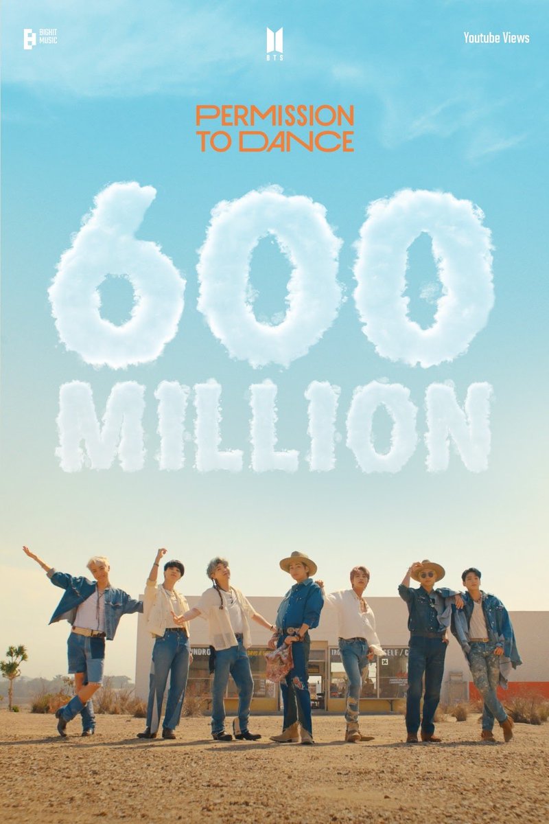 charts_k's tweet photo. #PermissionToDance600M 🎉 https://t.co/KEKlgIZEjm