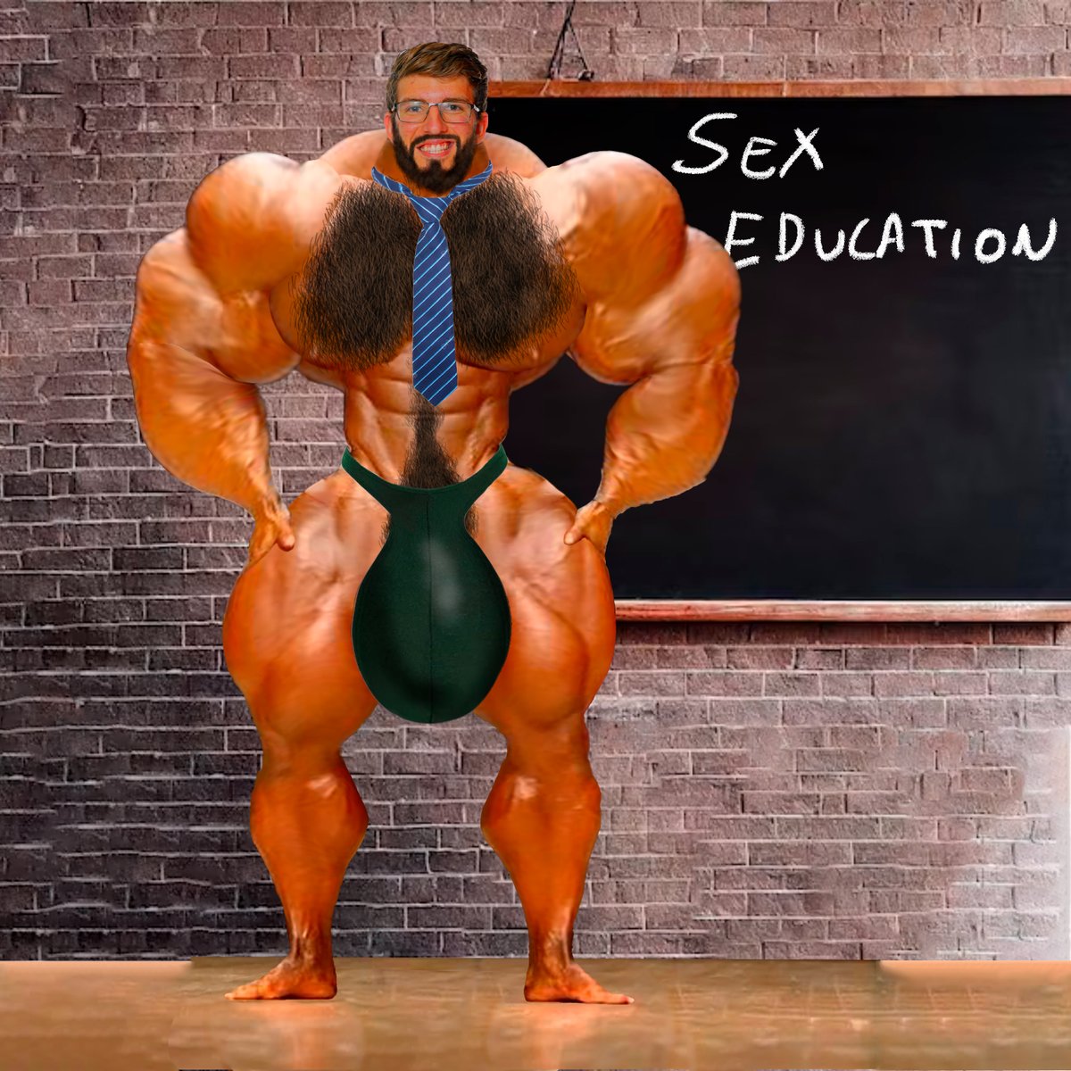 Lobomorphs's tweet photo. The teacher is ready to start the class.
#bara #barart #baraartist #muscle #muscular #bodybuilding #bodybuilder #muscleman #bodybuilding #muscleman #morph #bodymorph https://t.co/vpdfjw4qZa