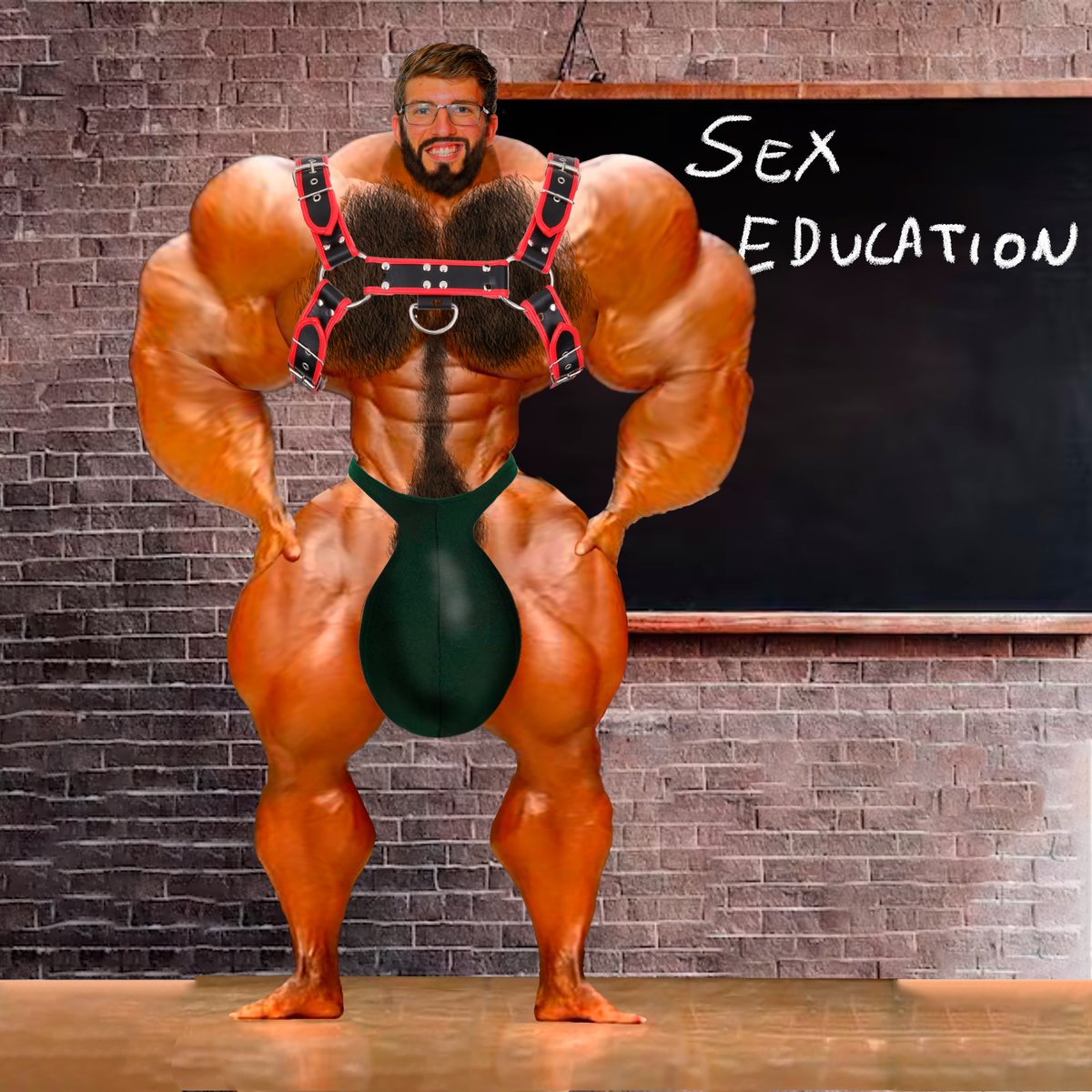 Lobomorphs's tweet photo. The teacher is ready to start the class.
#bara #barart #baraartist #muscle #muscular #bodybuilding #bodybuilder #muscleman #bodybuilding #muscleman #morph #bodymorph https://t.co/vpdfjw4qZa