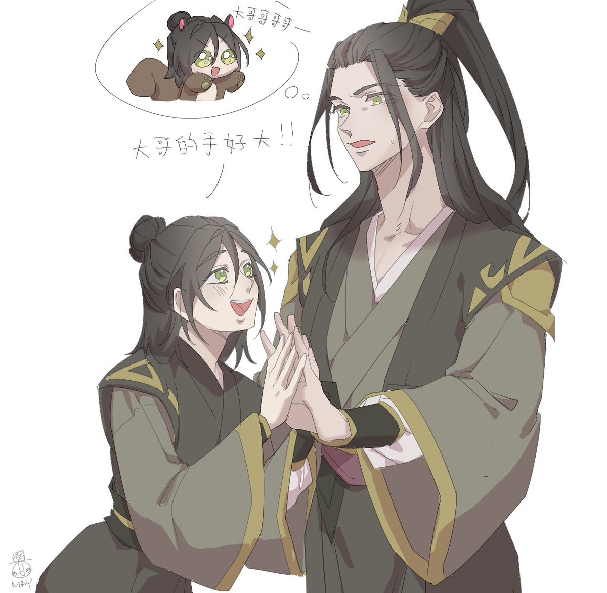 after_april_'s tweet photo. 双聂涂鸦练习 https://t.co/BWwKLOuNgw